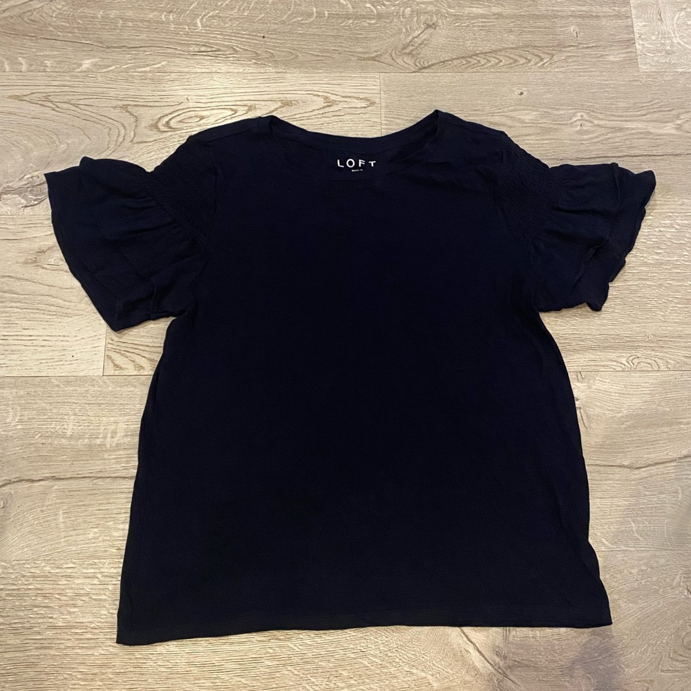 Loft Ruffle Sleeved Top